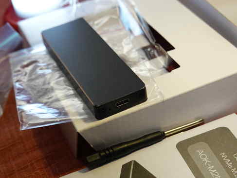 SAMSUNGの970EVO、M.2のSSD取り付け完了！