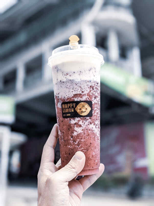 Happy LemonのMixBerryのRock and Soltのお茶