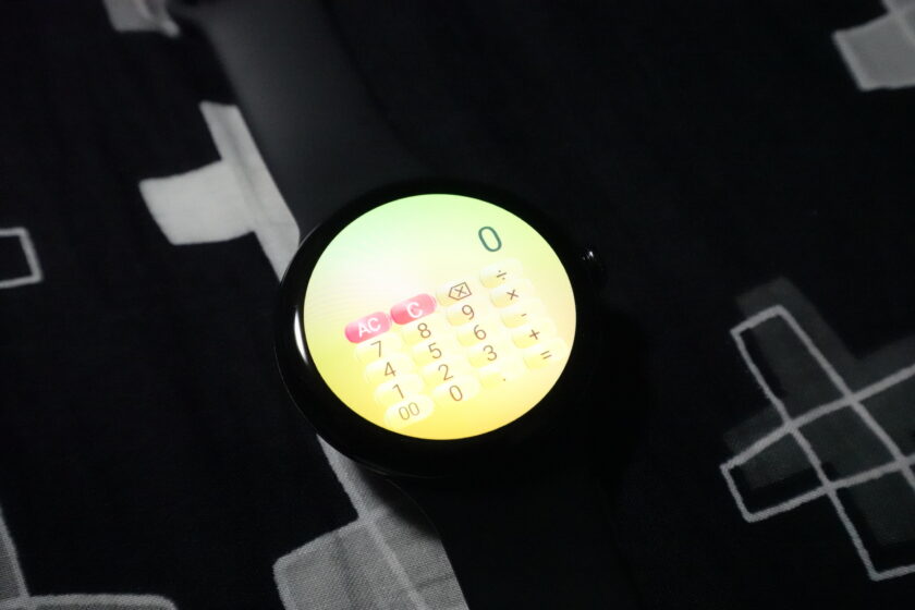 Pixel Watch3と電卓アプリ