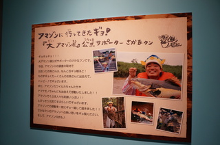 国立科学博物館、大アマゾン展＠さかなクンのブース