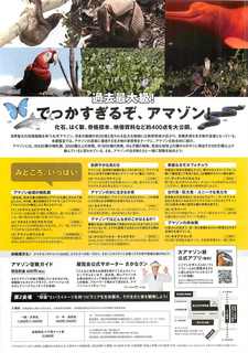 大アマゾン展のリーフレット（パンフ）２